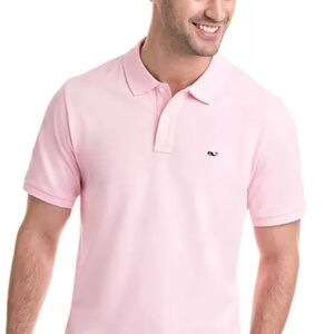 NWT Vineyard Vines Edgartown Pique Polo Shirt Flamingo Pink XXL
